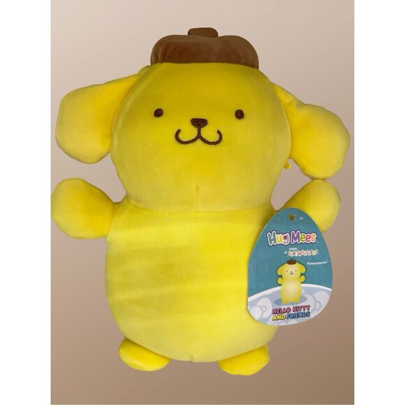 NWT Squishmallow PomPomPurin Sanrio Hugmees Hugmee Plush 10” - Picture 1 of 3
